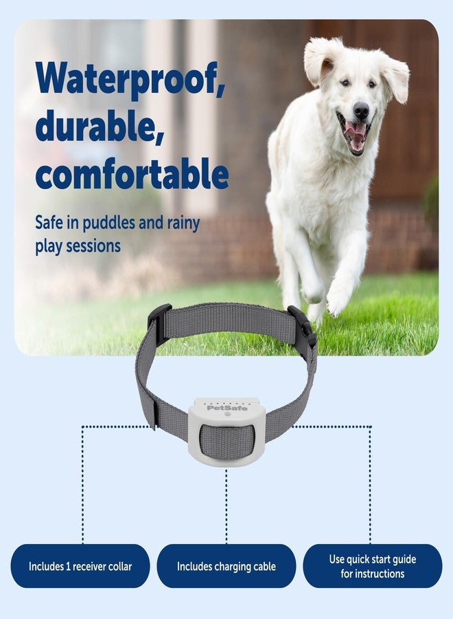 بيت سيف طوق استقبال قابل لإعادة الشحن من PetSafe Classic، مُصمم خصيصًا للأسوار الأرضية للكلاب والقطط - من الشركة الأم لعلامة Invisible Fence التجارية - 7 مستويات من التصحيح الثابت القابل للتعديل - مناسب للحيوانات الأليفة التي تزن 2.3 كجم فأكثر - Image 5